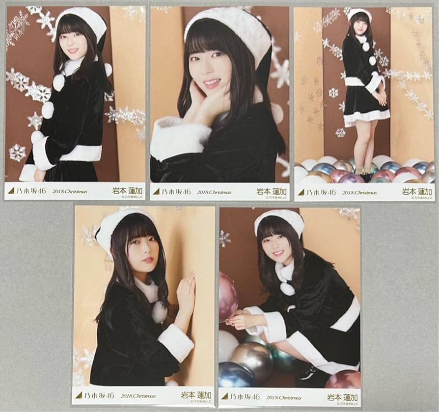 乃木坂46 生写真2018 christmas クリスマス サンタ 5種コンプ